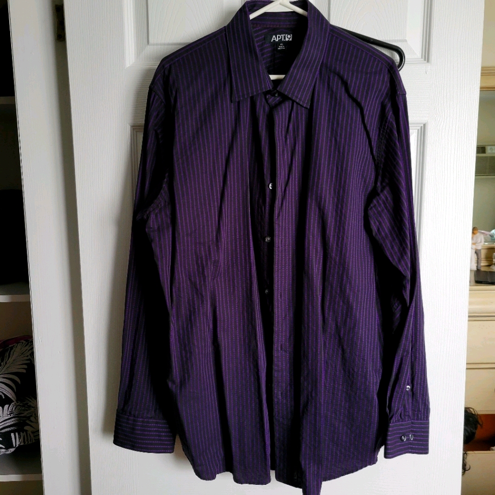 Apt. 9 Purple Button Down
